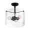 Nuvo Fixture, Semi Flush, 3-Lght, Incandescent, 60W, 120V, A19, Medium Base, Bulb Watts: 60 60/7288 - alternate 2